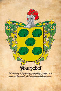 Escudo heráldico del apellido YBARZABAL