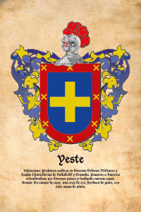 Escudo heráldico del apellido YESTE