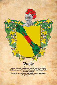Escudo heráldico del apellido YUSTE