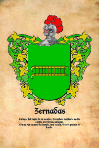 Escudo heráldico del apellido ZERNADAS