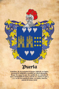Escudo Heráldico PUERTA - Heráldica